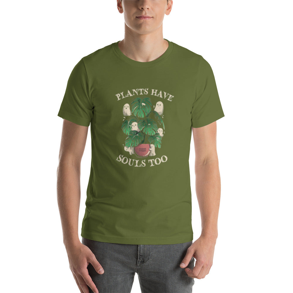 Plants Have Souls Too Unisex t-shirt